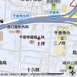 愛知県名古屋市中川区富田町大字千音寺土坪3745周辺の地図