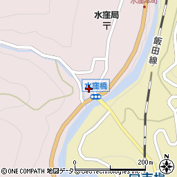 静岡県浜松市天竜区水窪町奥領家2509-1周辺の地図
