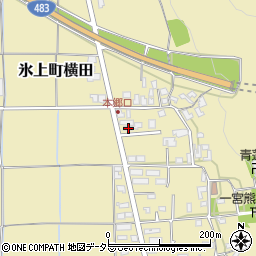 兵庫県丹波市氷上町横田258周辺の地図