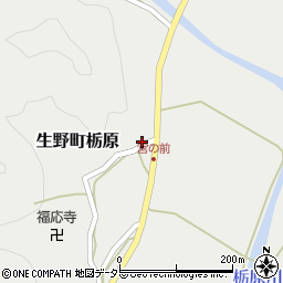 兵庫県朝来市生野町栃原485周辺の地図