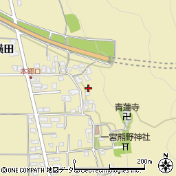 兵庫県丹波市氷上町横田224周辺の地図