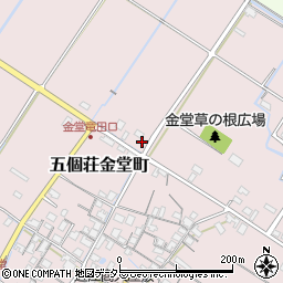 滋賀県東近江市五個荘金堂町829-6周辺の地図