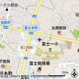 富士市振興公社　富士柔剣道場周辺の地図