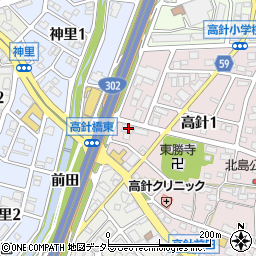 愛知県名古屋市名東区高針1丁目901周辺の地図