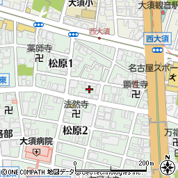 名古屋　資材センター周辺の地図