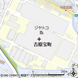 静岡県富士市吉原宝町周辺の地図