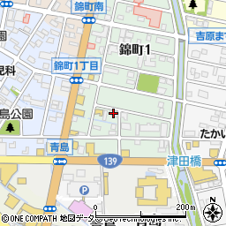 アイセイ薬局　富士錦町店周辺の地図
