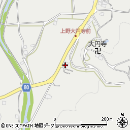 京都府京丹波町（船井郡）上野（美女山）周辺の地図