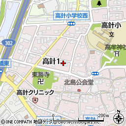 愛知県名古屋市名東区高針1丁目507周辺の地図