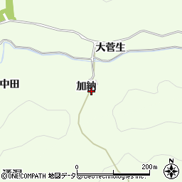 愛知県豊田市菅生町加納周辺の地図