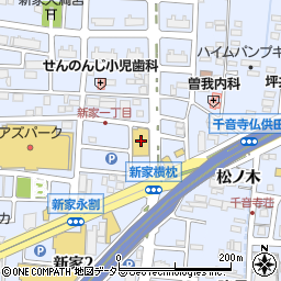 ＡＯＫＩ千音寺アズタウン店周辺の地図