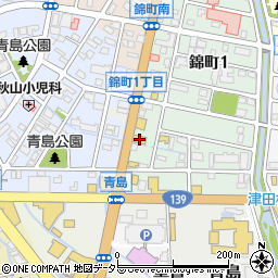 ガスト富士錦町店周辺の地図