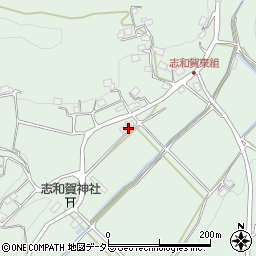 京都府南丹市日吉町志和賀土井ノ内周辺の地図