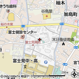 静岡県富士市平垣町周辺の地図
