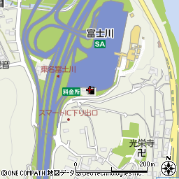 ＥＮＥＯＳ富士川サービスエリア下りＳＳ周辺の地図
