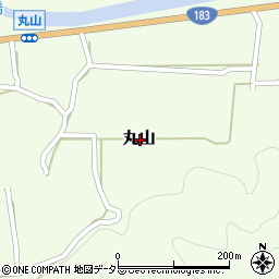 鳥取県日野郡日南町丸山周辺の地図