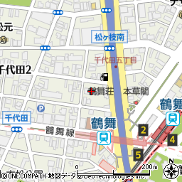 鶴舞荘周辺の地図