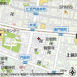 愛知県名古屋市中区門前町3周辺の地図