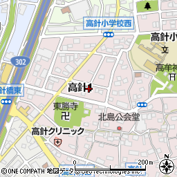 愛知県名古屋市名東区高針1丁目505周辺の地図