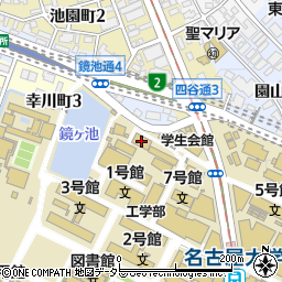名古屋大学　インキュベーション施設周辺の地図