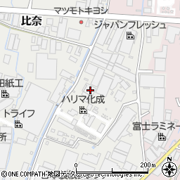 静岡県富士市比奈331周辺の地図