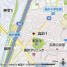 愛知県名古屋市名東区高針1丁目805周辺の地図