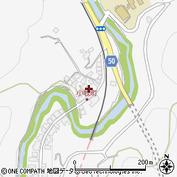 京都府南丹市日吉町殿田西小牧11周辺の地図