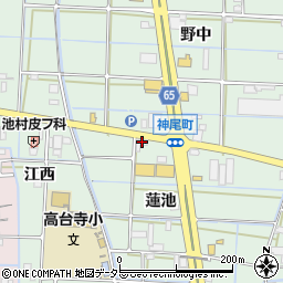 トヨタレンタリース名古屋津島店周辺の地図