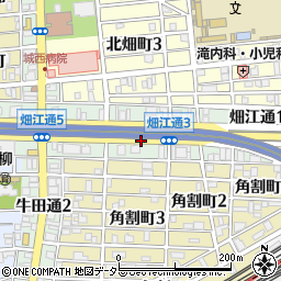 愛知県名古屋市中村区畑江通3丁目周辺の地図
