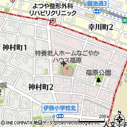 伊勝コミュニティセンター周辺の地図