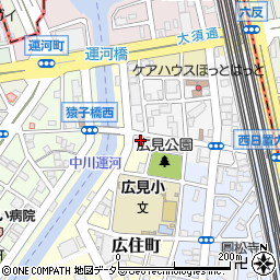 愛知県名古屋市中川区西日置町10丁目309周辺の地図