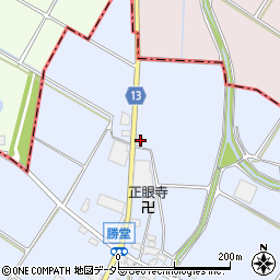 滋賀県東近江市勝堂町299周辺の地図