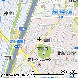 〒465-0061 愛知県名古屋市名東区高針の地図