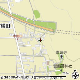 兵庫県丹波市氷上町横田223周辺の地図