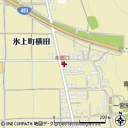 兵庫県丹波市氷上町横田254周辺の地図