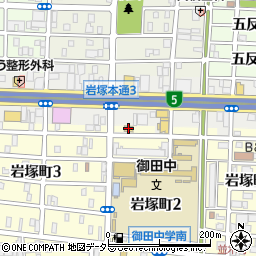 セブンイレブン名古屋岩塚町店周辺の地図