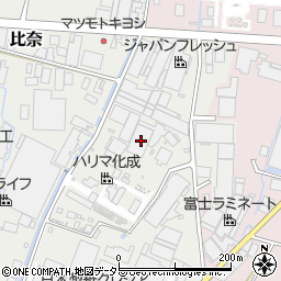静岡県富士市比奈330周辺の地図