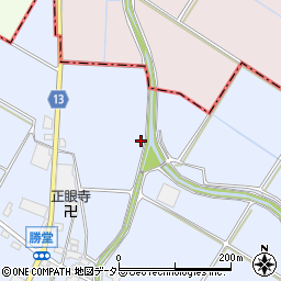 滋賀県東近江市勝堂町1541周辺の地図