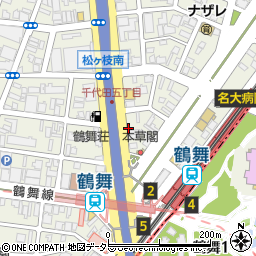 名鉄協商鶴舞第３駐車場周辺の地図