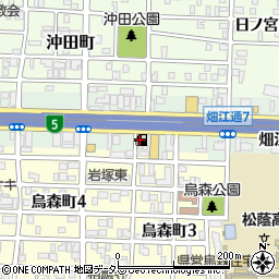 ＥＮＥＯＳ畑江通ＳＳ周辺の地図