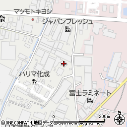 静岡県富士市比奈341周辺の地図