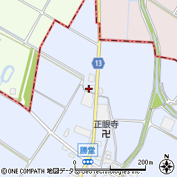 滋賀県東近江市勝堂町296周辺の地図