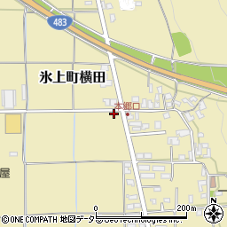 兵庫県丹波市氷上町横田268周辺の地図