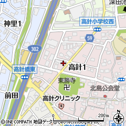 愛知県名古屋市名東区高針1丁目803周辺の地図