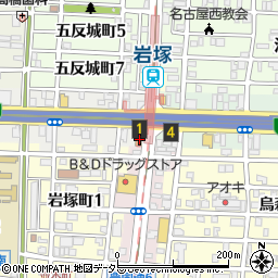 愛知県名古屋市中村区岩塚本通1丁目37周辺の地図