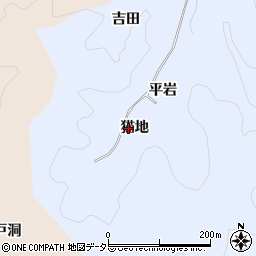 愛知県豊田市久木町猫地周辺の地図