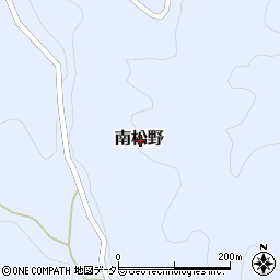 静岡県富士市南松野周辺の地図