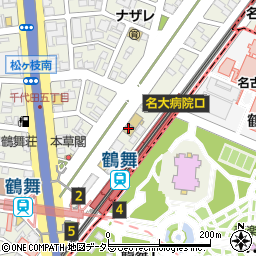 日本福祉大学名古屋キャンパス　同窓会事務室周辺の地図