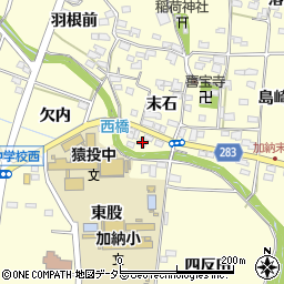 愛知県豊田市加納町末石9周辺の地図