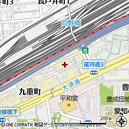 愛知県名古屋市中川区九重町5周辺の地図